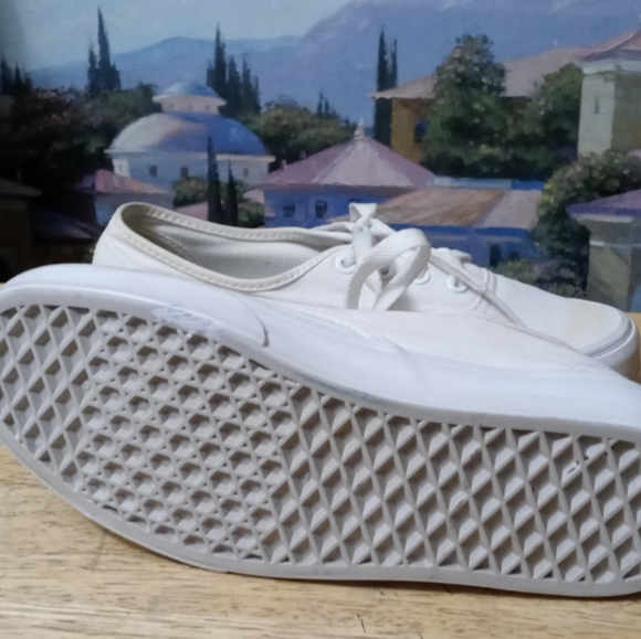 🇺🇸🏬VANS AUTHENTIC WHITE 2.0🏫📬ORIGINAL CLASSIC OLD SCHOOL.🐿LIKE 🆕 NEW! - Picture 5 of 15